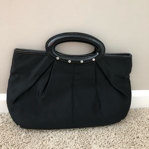Ann Taylor LOFT black clutch purse
